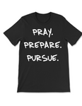 Classic Pray Prepare Pursue Tee - Black